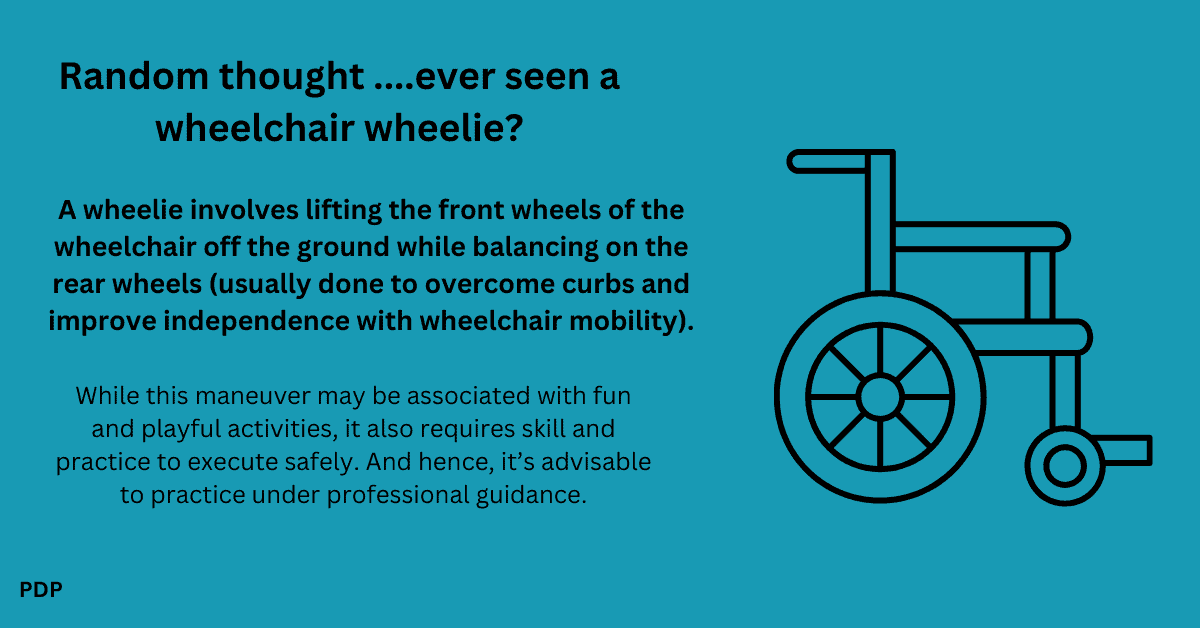 Safety tip for manual wheelchair users